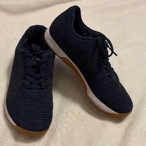 NOBULL Navy Perforated Training Sneakers with Gum Sole